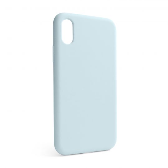 Чохол Full Silicone Case для Apple iPhone X, Xs sky blue (58) (без логотипу) - купити за 150.62 грн у Києві, Україні