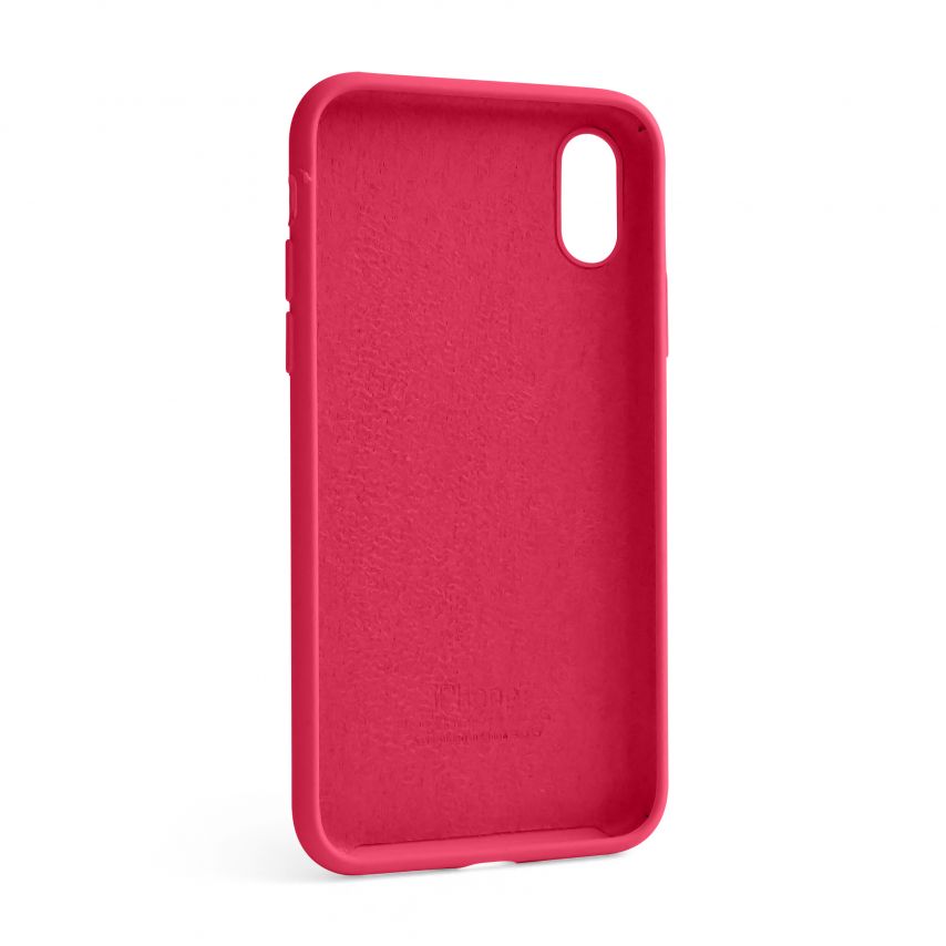 Чохол Full Silicone Case для Apple iPhone X, Xs pomegranate (59) (без логотипу)