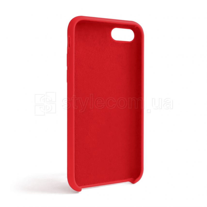 Чехол Full Silicone Case для Apple iPhone 7, 8, SE 2020 red (14) (без логотипа)