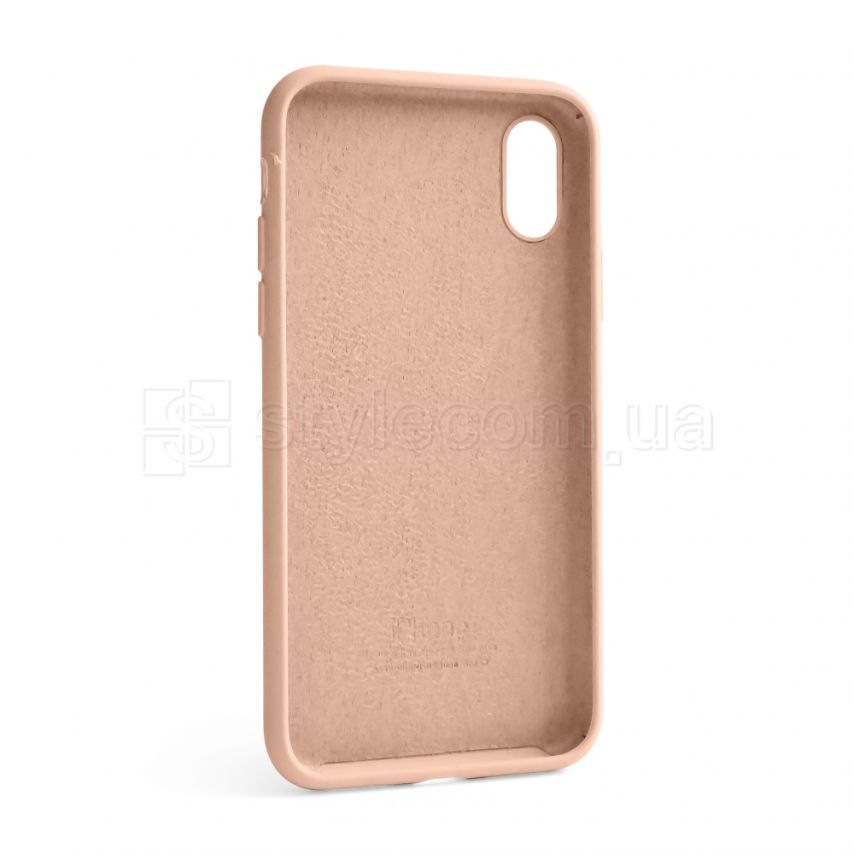 Чохол Full Silicone Case для Apple iPhone X, Xs grapefruit (61) (без логотипу)