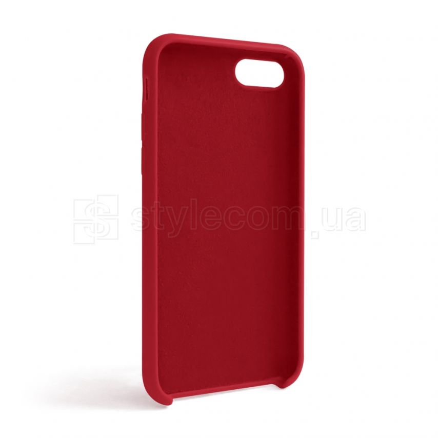 Чохол Full Silicone Case для Apple iPhone 7, 8, SE 2020 rose red (37) (без логотипу)