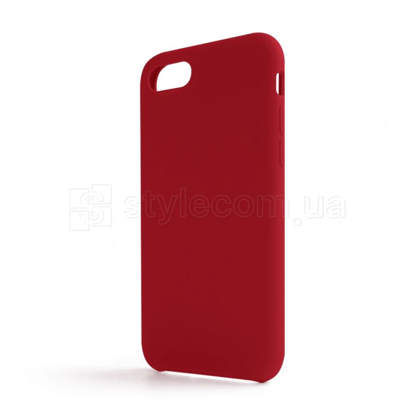 Чехол Full Silicone Case для Apple iPhone 7, 8, SE 2020 rose red (37) (без логотипа)