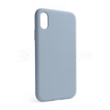 Чохол Full Silicone Case для Apple iPhone X, Xs sierra blue (62) (без логотипу) - купити за 135.66 грн у Києві, Україні
