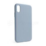 Чехол Full Silicone Case для Apple iPhone X, Xs sierra blue (62) (без логотипа)
