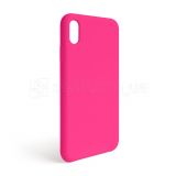 Чехол Full Silicone Case для Apple iPhone Xr shiny pink (38) (без логотипа)
