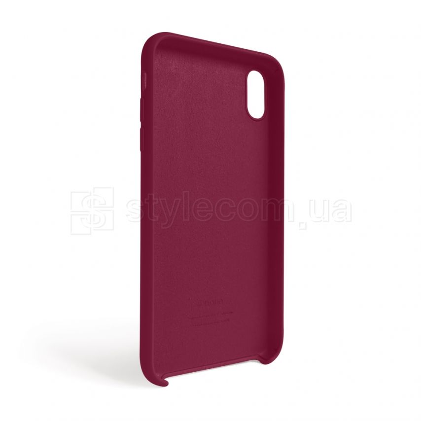 Чехол Full Silicone Case для Apple iPhone Xr rose red (37) (без логотипа)