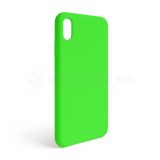 Чехол Full Silicone Case для Apple iPhone Xr shiny green (40) (без логотипа)