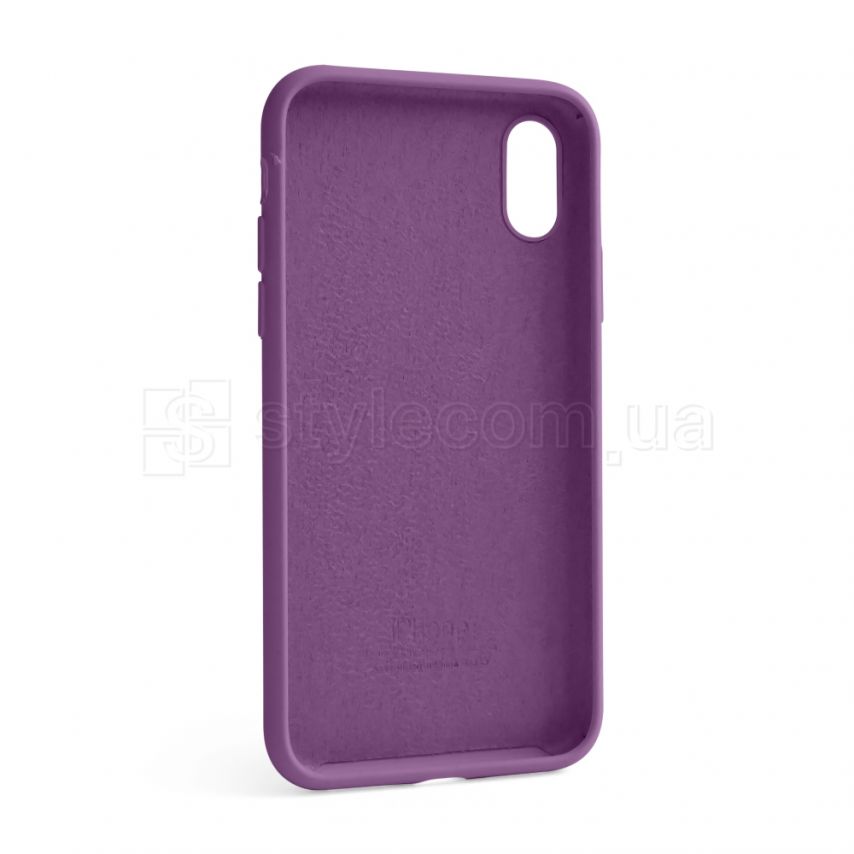 Чехол Full Silicone Case для Apple iPhone X, Xs grape (43) (без логотипа)