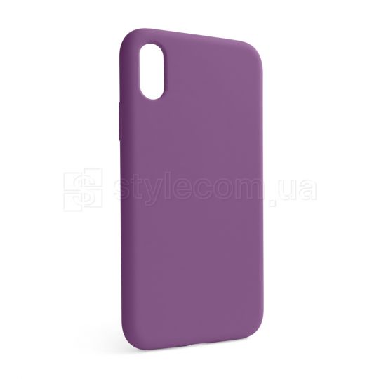 Чохол Full Silicone Case для Apple iPhone X, Xs grape (43) (без логотипу)