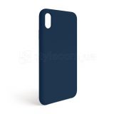 Чехол Full Silicone Case для Apple iPhone Xr deep navy (68) (без логотипа)