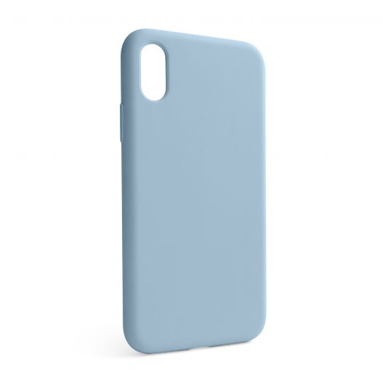 Чохол Full Silicone Case для Apple iPhone X, Xs light blue (05) (без логотипу) - купити за 150.62 грн у Києві, Україні