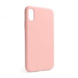 Чохол Full Silicone Case для Apple iPhone X, Xs light pink (12) (без логотипу)