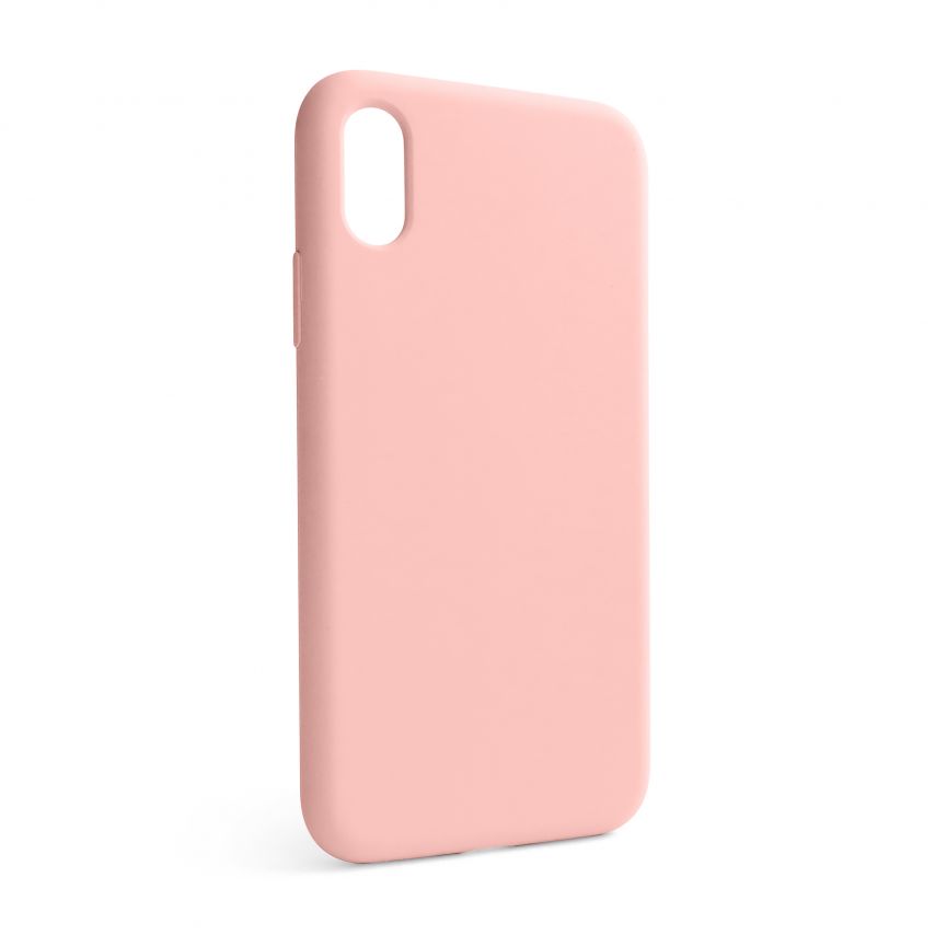 Чохол Full Silicone Case для Apple iPhone X, Xs light pink (12) (без логотипу)