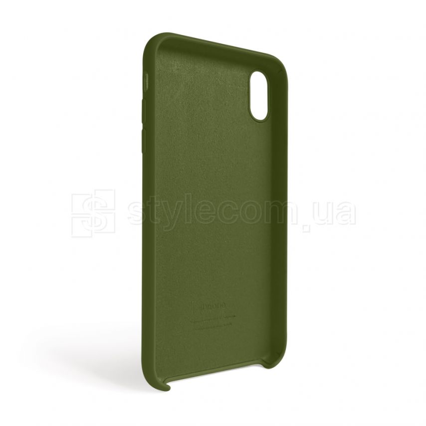 Чехол Full Silicone Case для Apple iPhone Xr army green (45) (без логотипа)