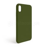 Чехол Full Silicone Case для Apple iPhone Xr army green (45) (без логотипа)