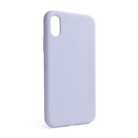 Чехол Full Silicone Case для Apple iPhone X, Xs lilac (39) (без логотипа)