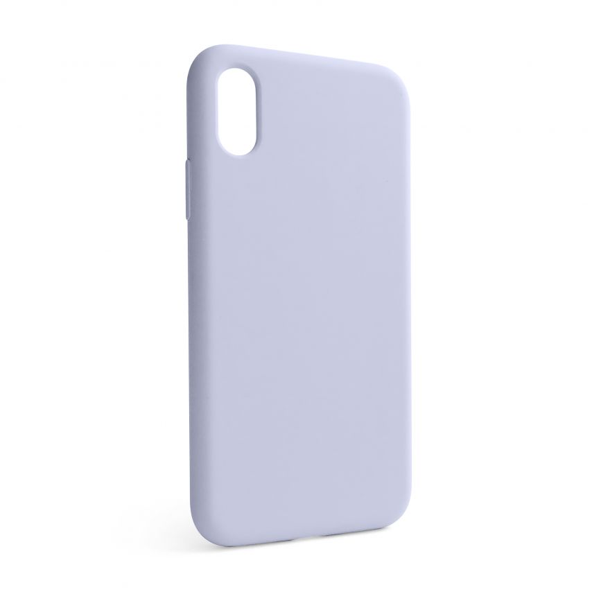 Чехол Full Silicone Case для Apple iPhone X, Xs lilac (39) (без логотипа)