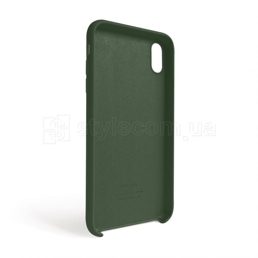 Чехол Full Silicone Case для Apple iPhone Xr atrovirens green (54) (без логотипа)