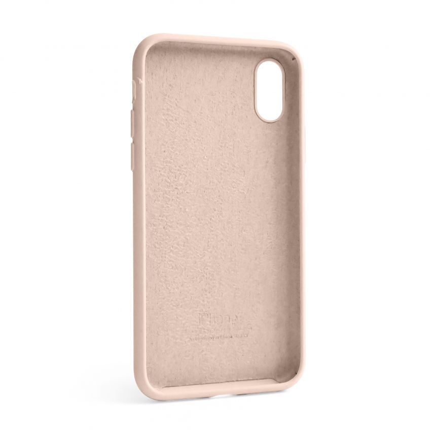 Чохол Full Silicone Case для Apple iPhone X, Xs nude (19) (без логотипу)
