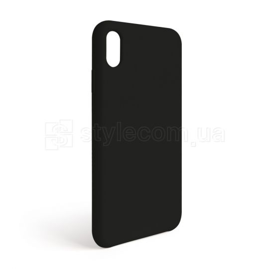 Чохол Full Silicone Case для Apple iPhone Xr black (18) (без логотипу)