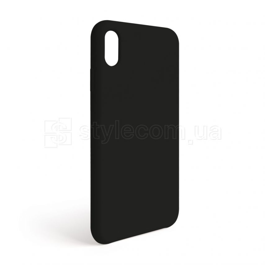 Чохол Full Silicone Case для Apple iPhone Xr black (18) (без логотипу)