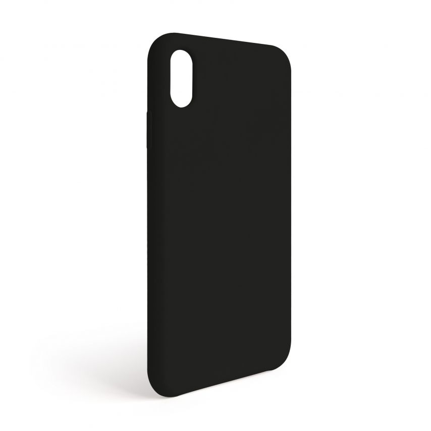 Чохол Full Silicone Case для Apple iPhone Xr black (18) (без логотипу)