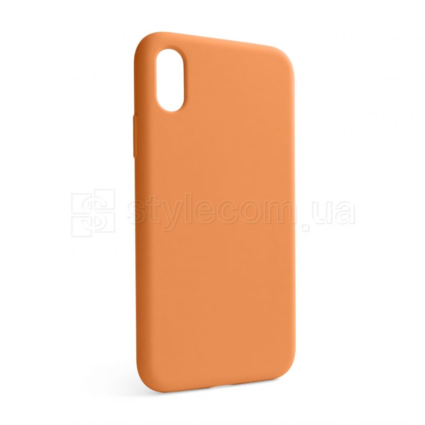 Чехол Full Silicone Case для Apple iPhone X, Xs papaya (49) (без логотипа)