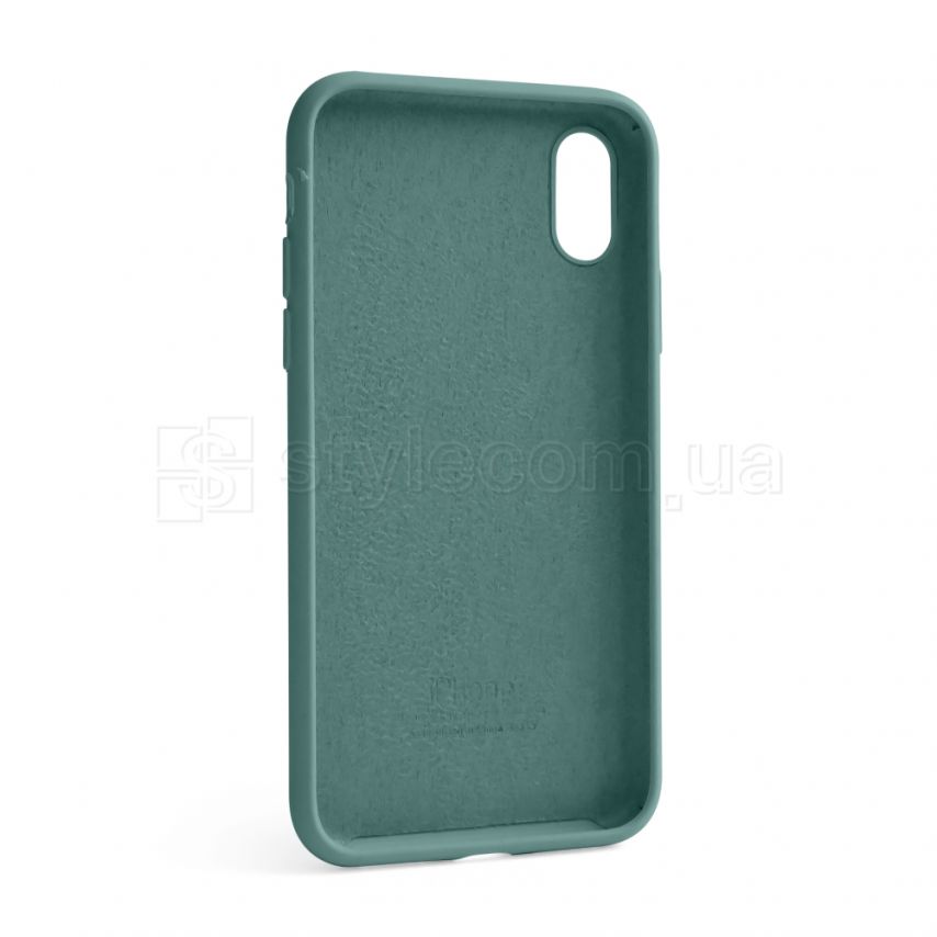 Чохол Full Silicone Case для Apple iPhone X, Xs pine green (55) (без логотипу)