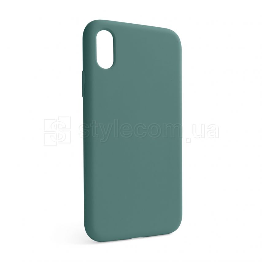 Чохол Full Silicone Case для Apple iPhone X, Xs pine green (55) (без логотипу)