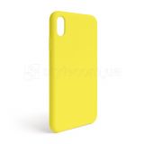 Чехол Full Silicone Case для Apple iPhone Xr canary yellow (50) (без логотипа)