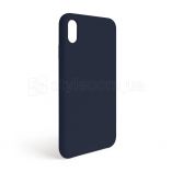 Чехол Full Silicone Case для Apple iPhone Xr dark blue (08) (без логотипа) - купить за 135.66 грн в Киеве, Украине
