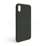 Чехол Full Silicone Case для Apple iPhone Xr dark olive (35) (без логотипа)