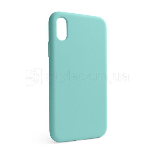 Чехол Full Silicone Case для Apple iPhone X, Xs sea blue (21) (без логотипа)
