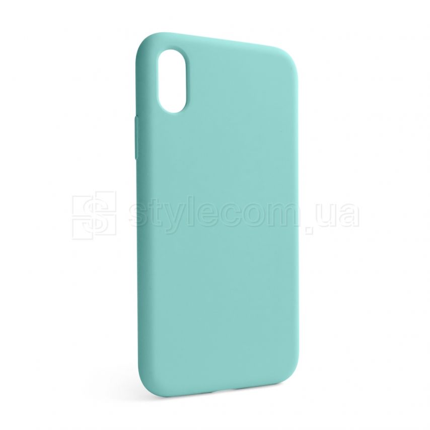 Чохол Full Silicone Case для Apple iPhone X, Xs sea blue (21) (без логотипу)