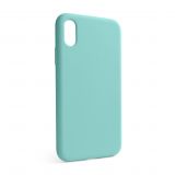 Чохол Full Silicone Case для Apple iPhone X, Xs sea blue (21) (без логотипу)