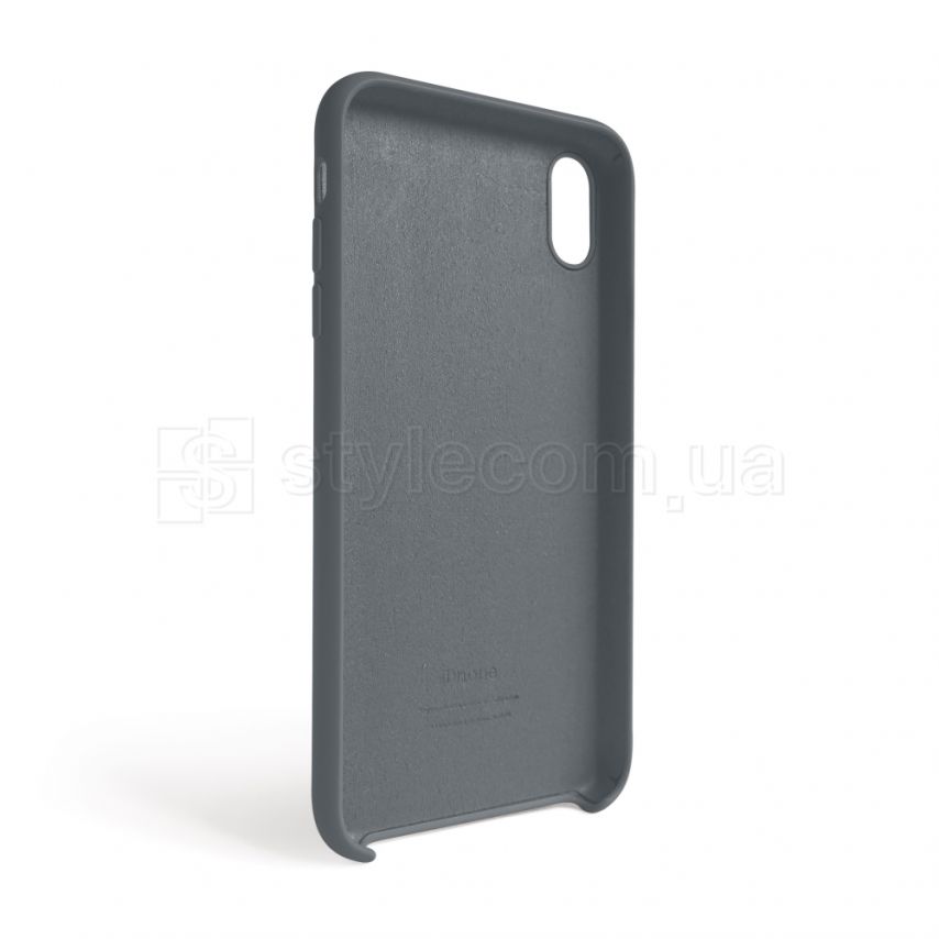 Чохол Full Silicone Case для Apple iPhone Xr dark grey (15) (без логотипу)