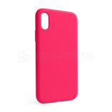 Чехол Full Silicone Case для Apple iPhone X, Xs shiny pink (38) (без логотипа) - купить за 136.00 грн в Киеве, Украине