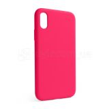 Чохол Full Silicone Case для Apple iPhone X, Xs shiny pink (38) (без логотипу)