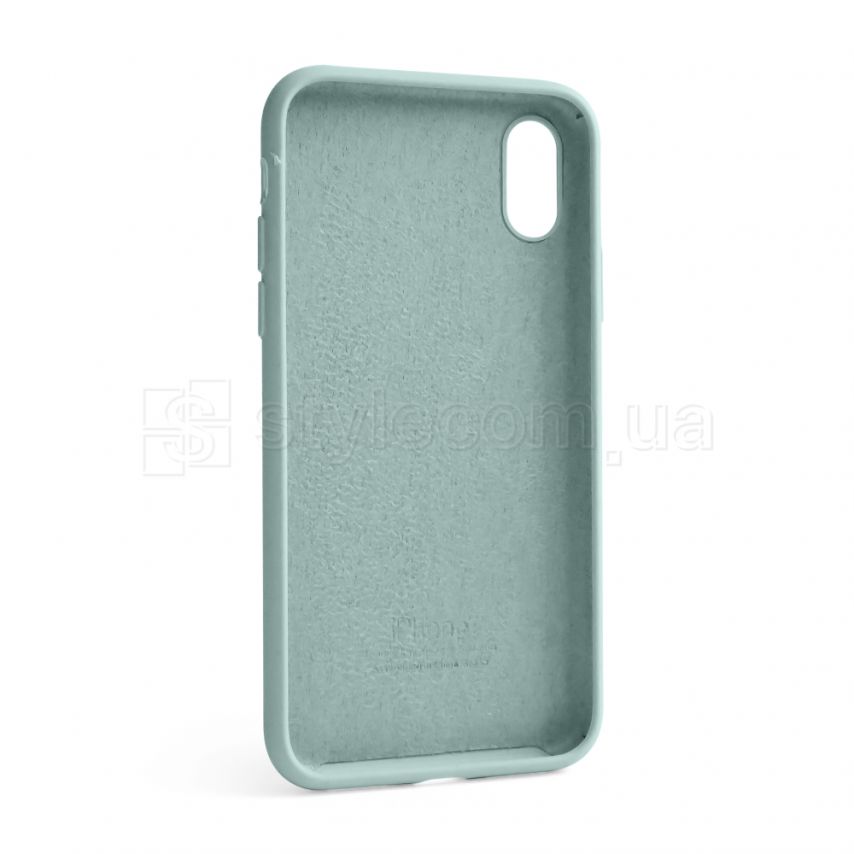 Чохол Full Silicone Case для Apple iPhone X, Xs turquoise (17) (без логотипу)