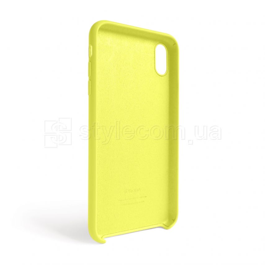 Чехол Full Silicone Case для Apple iPhone Xr flash lime (41) (без логотипа)
