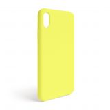 Чехол Full Silicone Case для Apple iPhone Xr flash lime (41) (без логотипа)