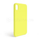 Чохол Full Silicone Case для Apple iPhone Xr flash lime (41) (без логотипу) - купити за 135.66 грн у Києві, Україні