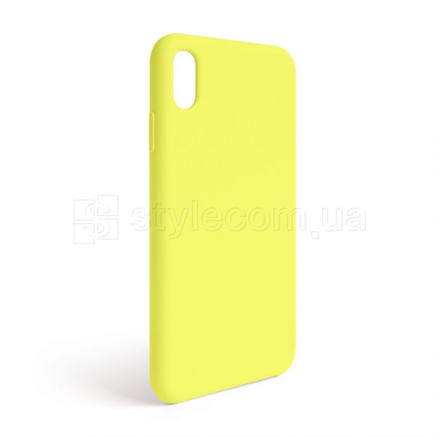 Чохол Full Silicone Case для Apple iPhone Xr flash lime (41) (без логотипу)