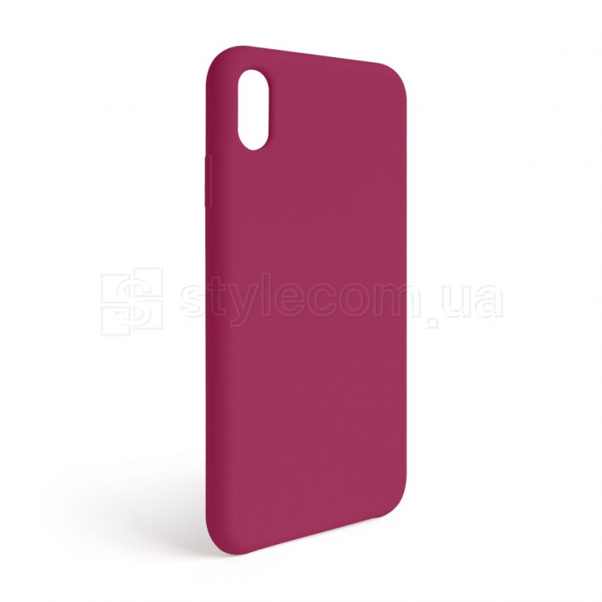 Чехол Full Silicone Case для Apple iPhone Xr pomegranate (59) (без логотипа)