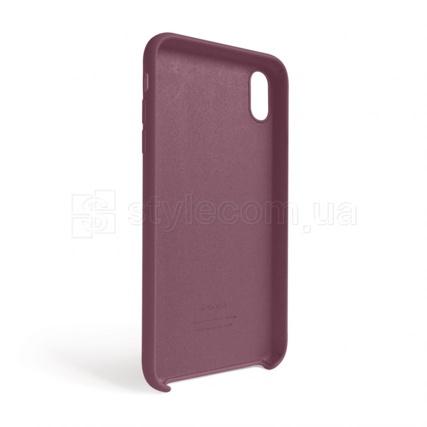 Чехол Full Silicone Case для Apple iPhone Xr maroon (42) (без логотипа)