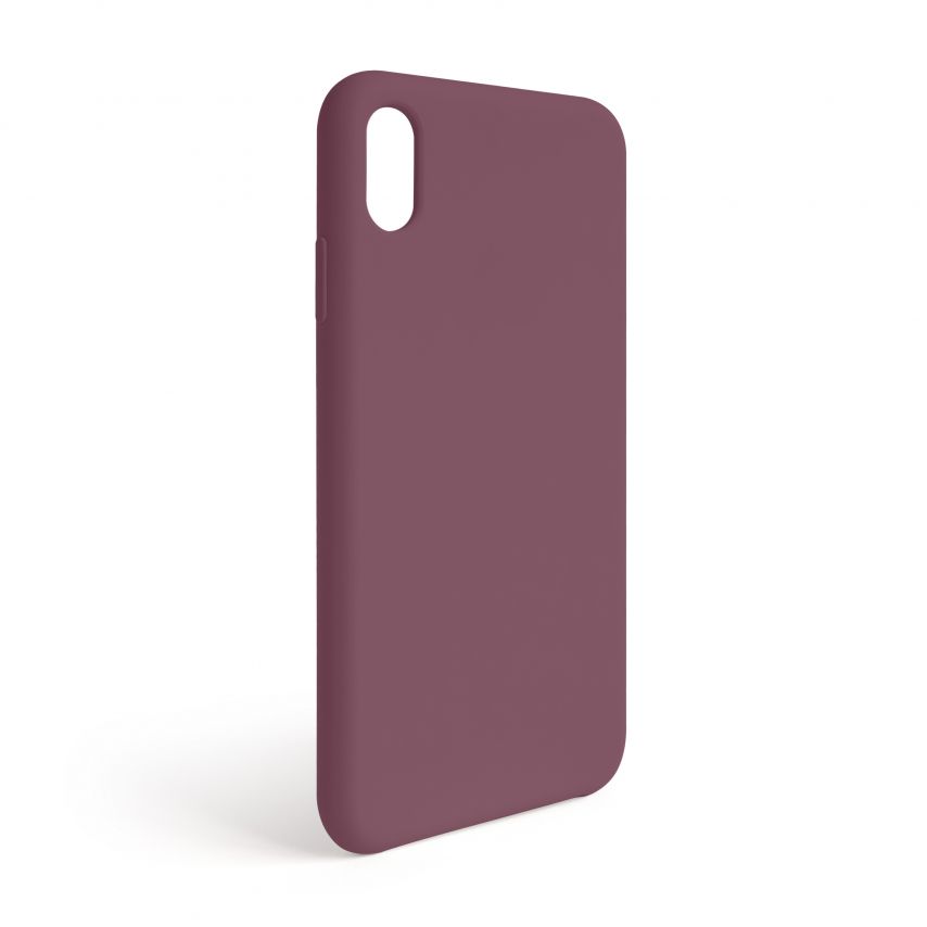Чохол Full Silicone Case для Apple iPhone Xr maroon (42) (без логотипу)