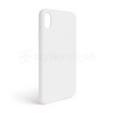 Чохол Full Silicone Case для Apple iPhone Xr white (09) (без логотипу)