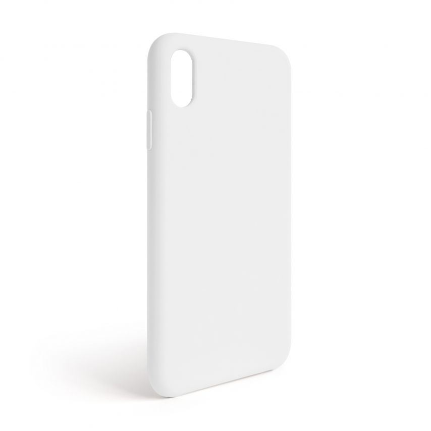 Чехол Full Silicone Case для Apple iPhone Xr white (09) (без логотипа)