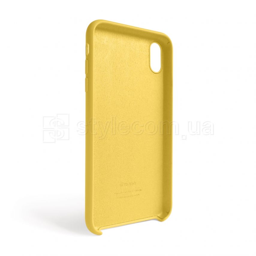 Чохол Full Silicone Case для Apple iPhone Xr yellow (04) (без логотипу)