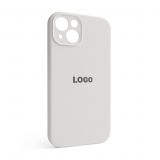 Чохол Full Silicone Case для Apple iPhone 13 stone grey (11) закрита камера